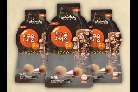 South Korea: Chocolate Ice Balls